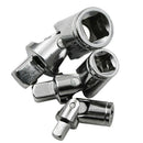 3X 1/4" 3/8" Universal Joint Set Socket Wrench Adapter Angle Extension Bar DCFH