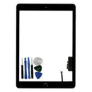 For Ipad 5 Gen A1822 A1823 Press Screen Digitizer Glass Home Button Black + L1A9