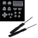 For Playstation 4 PS4 Pro Controller Full Button Mod Kit Replacement + Tools