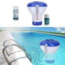 Pool Chlorine Automatic Dispenser 5" w/ 50pcs Chlorine Tablets&Test Strips