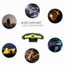 Xpe + Cob Led HeadLight Cap Light 90 Degree Rotatable Clip-On Hat Light 3Xa F3X3