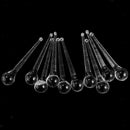 10Pcs Clear Hanging Chandelier Crystal Raindrop Prism Accent Rainbow Suncatcher