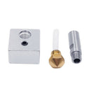 High Quality MK10 Extruder Kit M7 Nozzle Aluminum Heating Block PTFE Throat