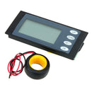 AC100A LCD Power Meter Monitor Volt KWh Time Watt Voltmeter Ammeter with CT