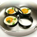 4Pcs/Set Nonstick Egg/Pancake Rings Cooking Tool Round Kitchen Mould Shaper S4E9