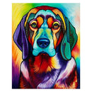 5D DIY Full Drill Diamond Painting Dog Cross Stitch Embroidery Mosaic Kit