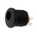 50PCS DC022 2.1x5.5mm Panel Mounting DC Power Jack Socket & Screw Nut