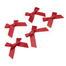 100pcs Red Satin Ribbon Bows Wedding Birthday Party Decoration DIY Craft Gift