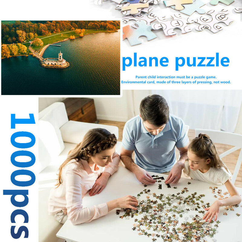 1000 Pieces Adults Kids Paper Jigsaw Puzzles Broad Coast Assembling Picture