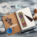 DIY Special Shaped Diamond Painting Leather Tassel Bookmark Creative Crafts