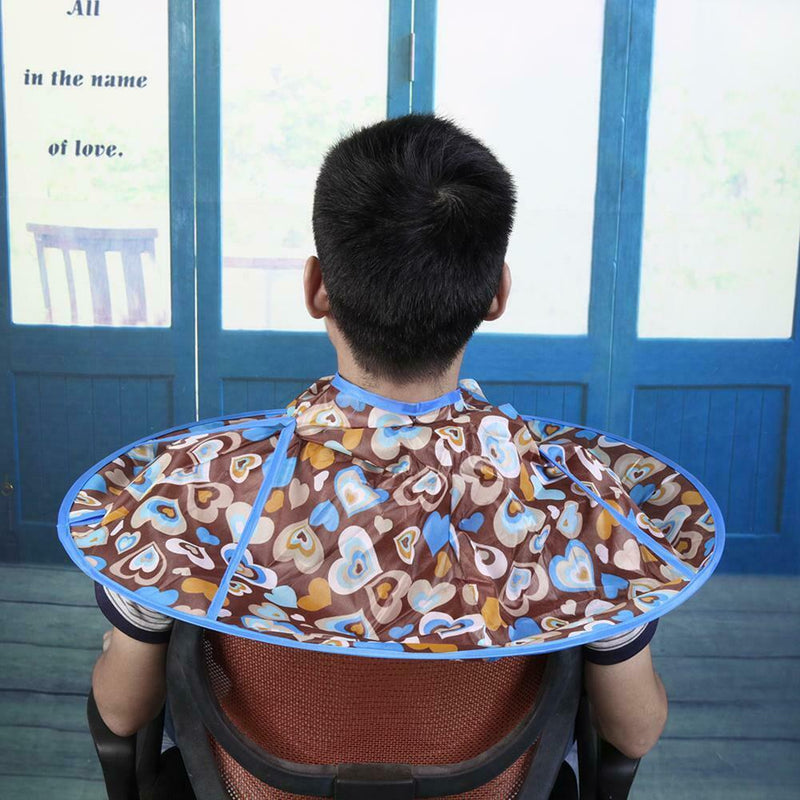Child Kid Bib Hair Cutting Cape Barber Styling Salon Barber Cape Waterproof A