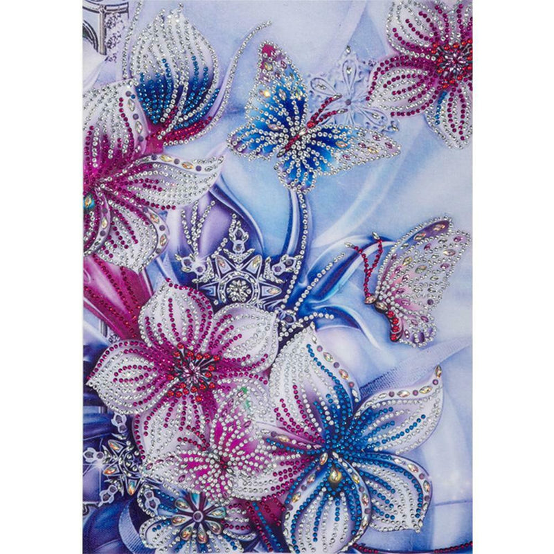 5D DIY Special Shaped Diamond Painting Flowers Cross Stitch Embroidery Kits