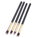 4pcs Pro Foundation Blush Blending Eyeshadow Makeup Brush Cosmetics Small A