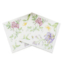 party napkins printed flower paper napkins for party supplies decor 20pcs MO