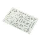 Dancing cow Clear Silicone Stamp/Seal for DIY Scrapbooking/photo Album Decor JR
