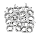 100x European Jewelry Connector Bails Beads fit Necklace Bracelet Pendant