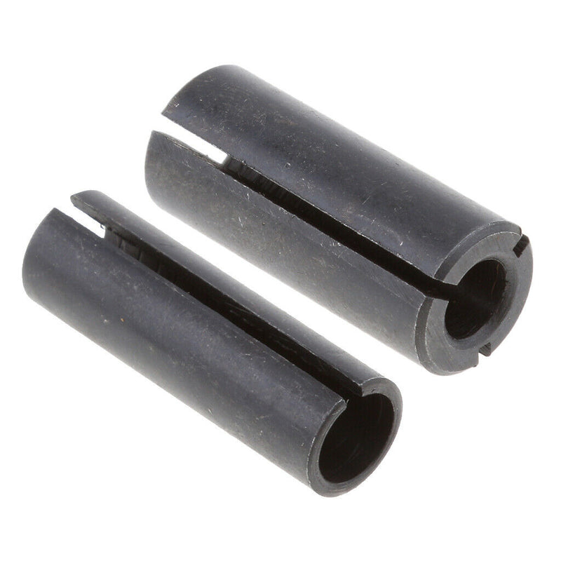 2 x High Precision Router Bit Collet Milling Bit Chuck Adapter CNC Tools 6mm to