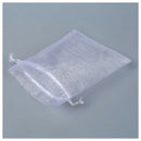 100 Organza Wedding Favour Bags Jewellery Pouches 9cm x 12cm White