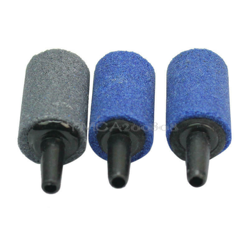 10 Pcs New Cylinder Bubble Aeration Aerator Air Stone For Aquarium Fis KRO