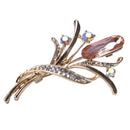 Fashion Crystal Flower Brooch Pin Collar Decoration Badge Corsage Jewelry Gi Jlj