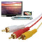 HDMI Male S-video to 3 RCA AV Audio Cable Cord Adapter For TV O1V5 1.5M DVD L3H5