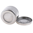 Stainless Steel Medical Dental Cotton Tank Alcohol Disinfection Jar ContainerJ%o