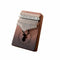 17 Key Gradient Deer Kalimba Mahogany Thumb Piano for Beginner Kid (Coffee) A