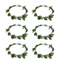 6pcs Greek Roman Goddess Toga Leaf Laurel Wreath Headband Party Costume