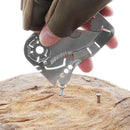 Creative Head Multi-Function Combination Tool 440 Stainless Steel Wallet Card