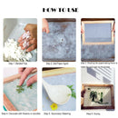 2Pcs Paper Making Mould Frame Screen Simple Handmade Kid DIY Paper Tools