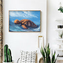 DIY Diamond Painting Kits Sea Turtle Full Round Drill Picture Handicrafts