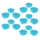15x Cable Organizer Wire Winder Clip Earphone Holder Cord Protector Blue