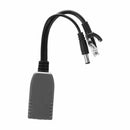 2 x PoE power through Ethernet cable Passive PoE Injector Splitter Adapter  J9X1