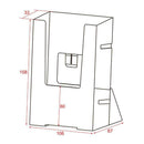 Brochure Desk Stand Clear Acrylic Pamphlet Display Durable Business Card Ho D5G5