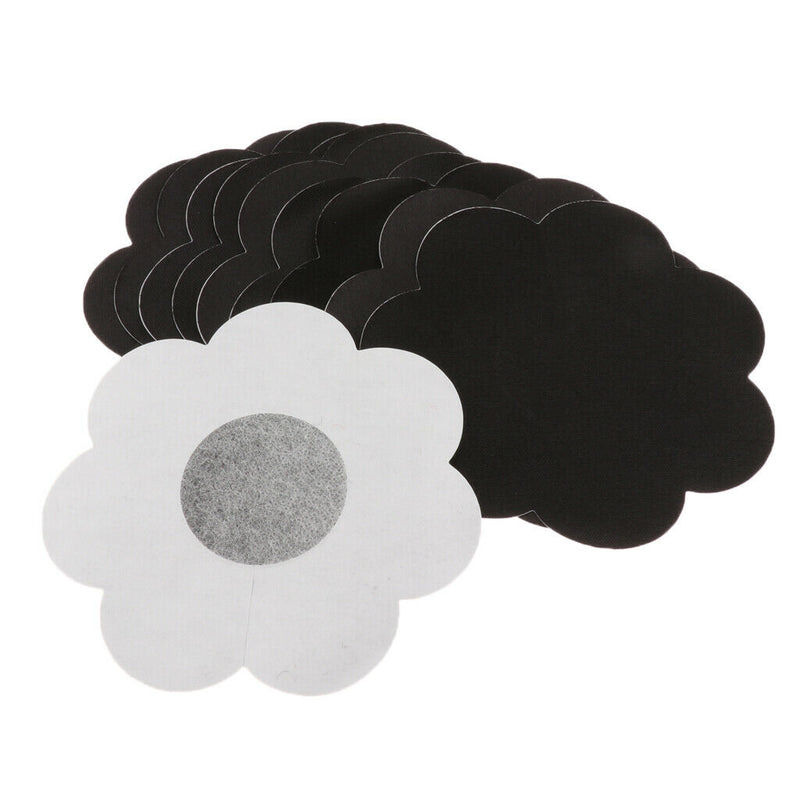 10 Pairs Pair Womens Pasties Disposable Pasty Set Non-Woven Fabric Petals Nipple