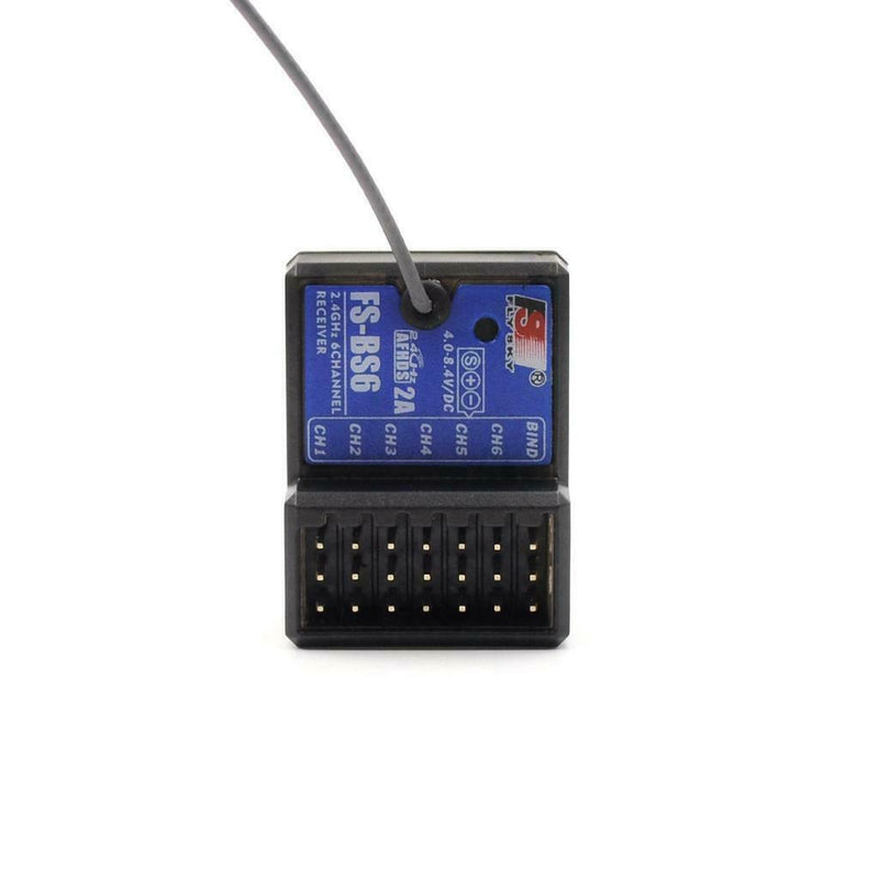 Flysky FS-BS6 2.4GHZ 6 Channels RC Receiver, AFHDS 2A 2.408-2.475GHz, GFSK,