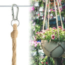 Macrame Plant Hanger Set Hanging Planter Handmade Jute Rope For Indoor Outd