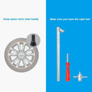 Valve Stem Puller Installer Tool - 6Pcs Tr412 Tire Snap In Short Rubber Val