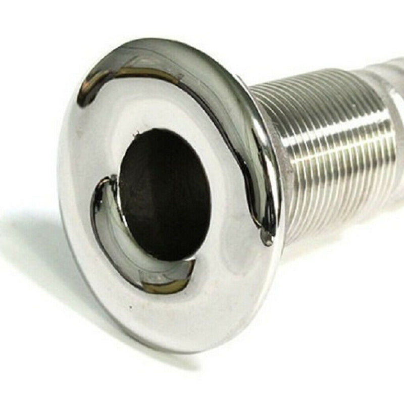 1/2" Inch Thru Hull Bilge Pump and Aerator Hose Fitting for Boats Steel