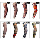 Summer Outdoor Temporary Tattoo Sleeves Stretchy Arm Cover Stockings Men Women