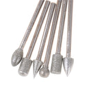 20Pcs 3mm Shank Diamond Grinding Burr Drill Bit Set For Jewelry Rotary Tools ME