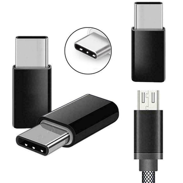 USB 3.1 Type C Female to Micro USB Male Data Adapter Converter USB-C Connec G7O8