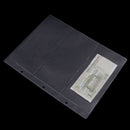 10X Note Pages Album Paper Money 3 Pockets Banknote Holders Storage SleevesBX