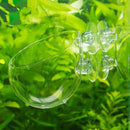 2x Fish Tank Aquarium Plant CO2 Diffuser Bubble Atomizer Crystal Glass Cup