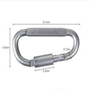 1pcs Outdoor Camping Equipment Aluminum Carabiner Hunting Equipment Survival  Gw