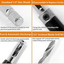 17 Pcs Self Centering Hinge Tapper Screw Core Drill Bit Set Woodworking