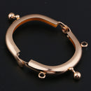 5x4cm Metal Purse Arch Frame Ball Kiss Clasp Lock for DIY Coin Bags Making