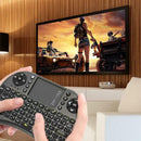 M2S Air Mouse English Mini Wireless Backlit Keyboard Remote with Touchpad