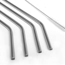 Stainless Straws Reusable Set of 6, 10.5 inch Long stainless steel Straws ( Z8J7