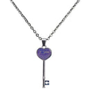 Magic Mood Stone Color Change Key Necklace fashion jewelry unisex